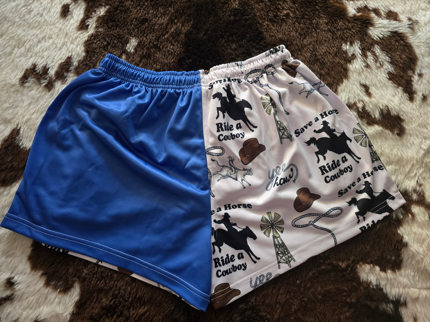 Save a horse footy shorts (10% OFF AT CHECKOUT)